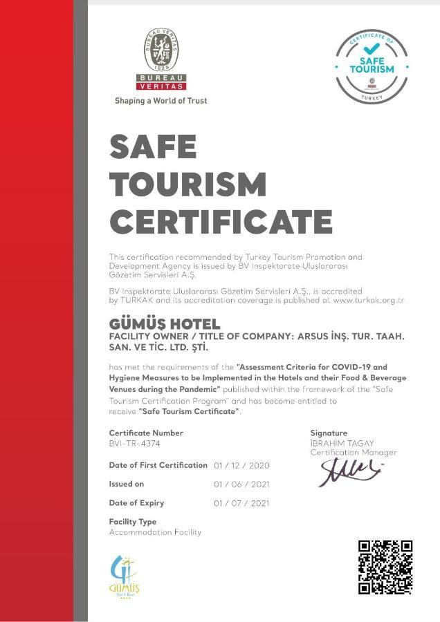 Gumus Hotel Arsuz Exterior photo